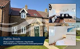Puffin Perch - Part Of The The Bay Filey Holiday Village With Pool, Gym And Direct Beach Access, Pub, Restaurant, Tennis And Meadows Walks